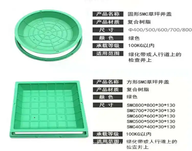 吉县树脂复合种植井盖展示